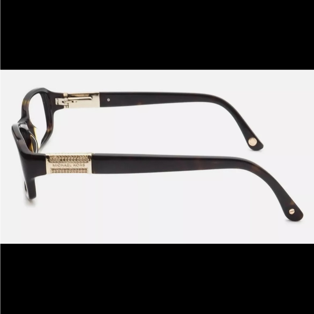 Michael Kors Eyeglasses MK834 206 Dark Tortoise Rectangular Frame 52-17-135 - Picture 5 of 16